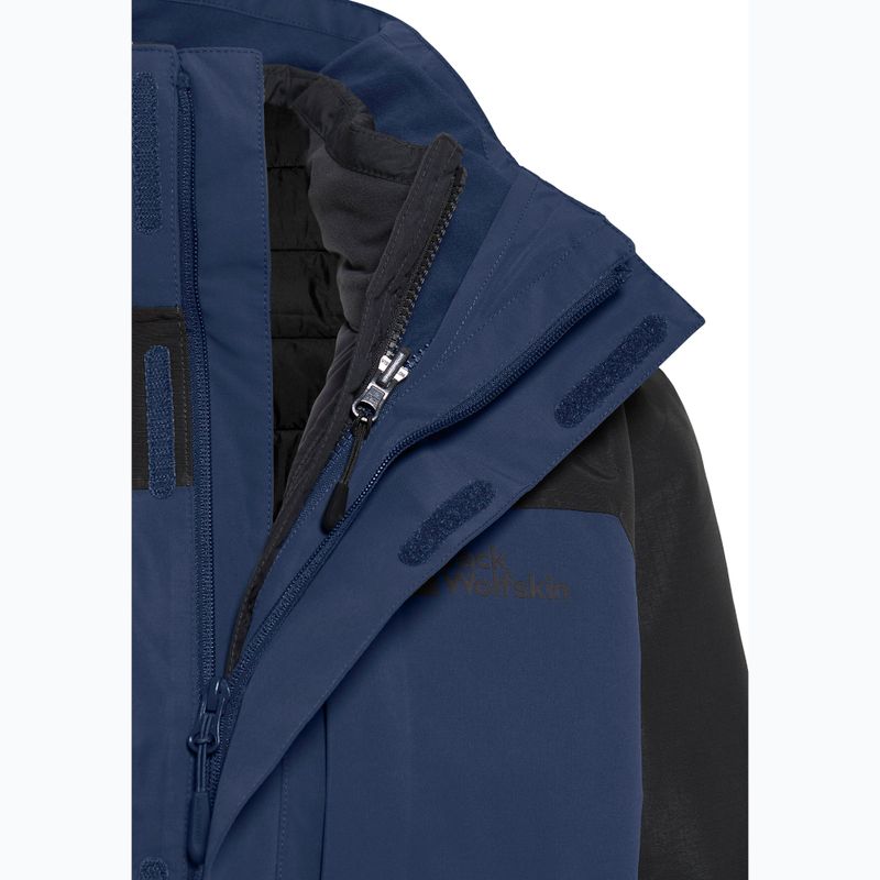Pánská bunda 3v1 Jack Wolfskin Romberg 3In1 midnight sky 22