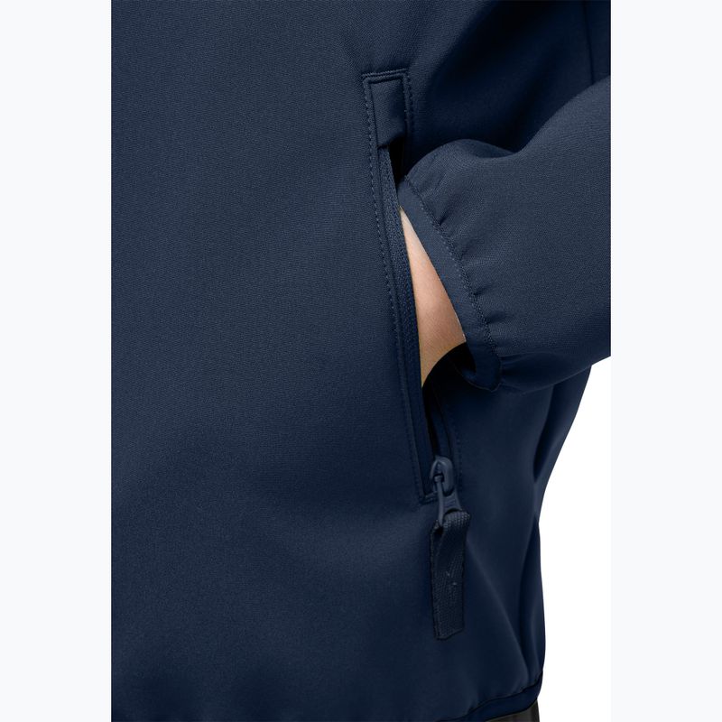 Dětská softshellová bunda Jack Wolfskin Fourwinds night blue 4
