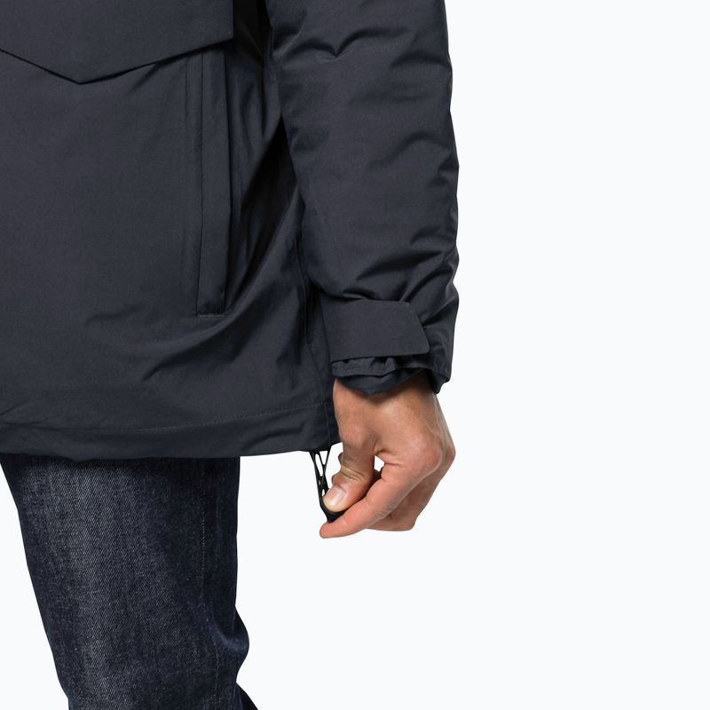 Pánská péřová bunda Jack Wolfskin Koenigsbau Parka dark navy 6