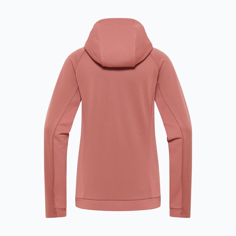 Dámská fleecová mikina Jack Wolfskin Alpgrat mineral red 6