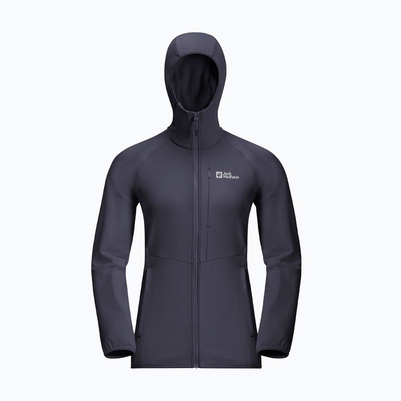 Dámská fleecová mikina Jack Wolfskin Kolbenberg Hooded Fz graphite 8
