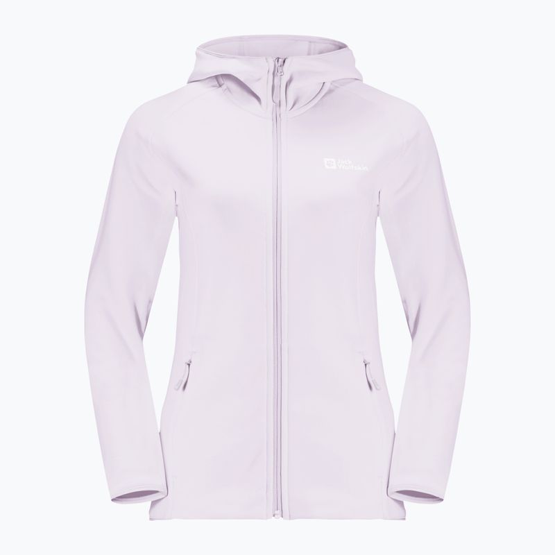 Dámská mikina  Jack Wolfskin Baiselberg Hooded FZ pale lavendar 7