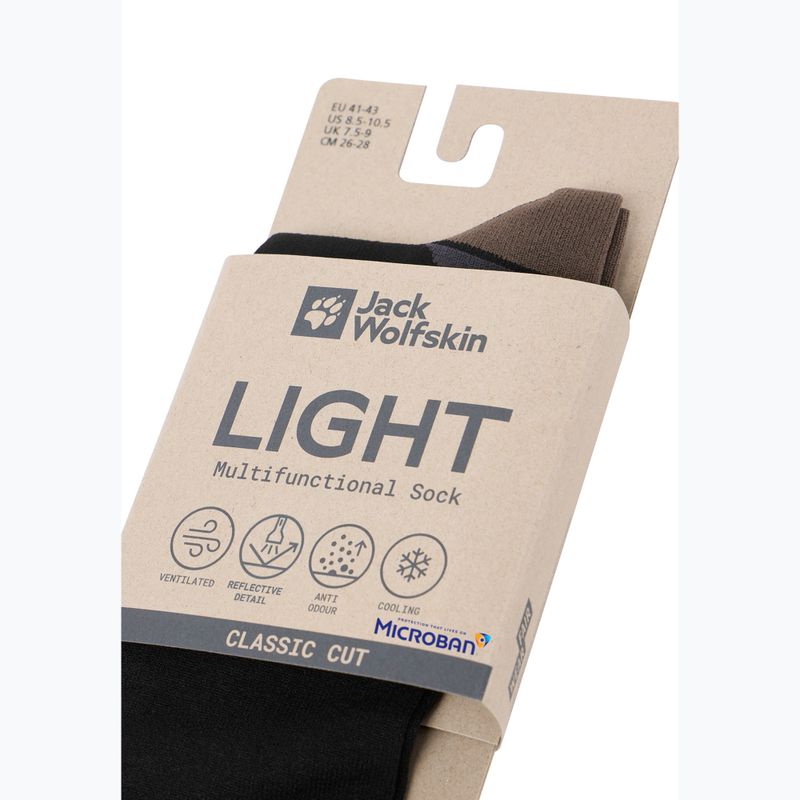 Ponožky Jack Wolfskin Prelight black 4