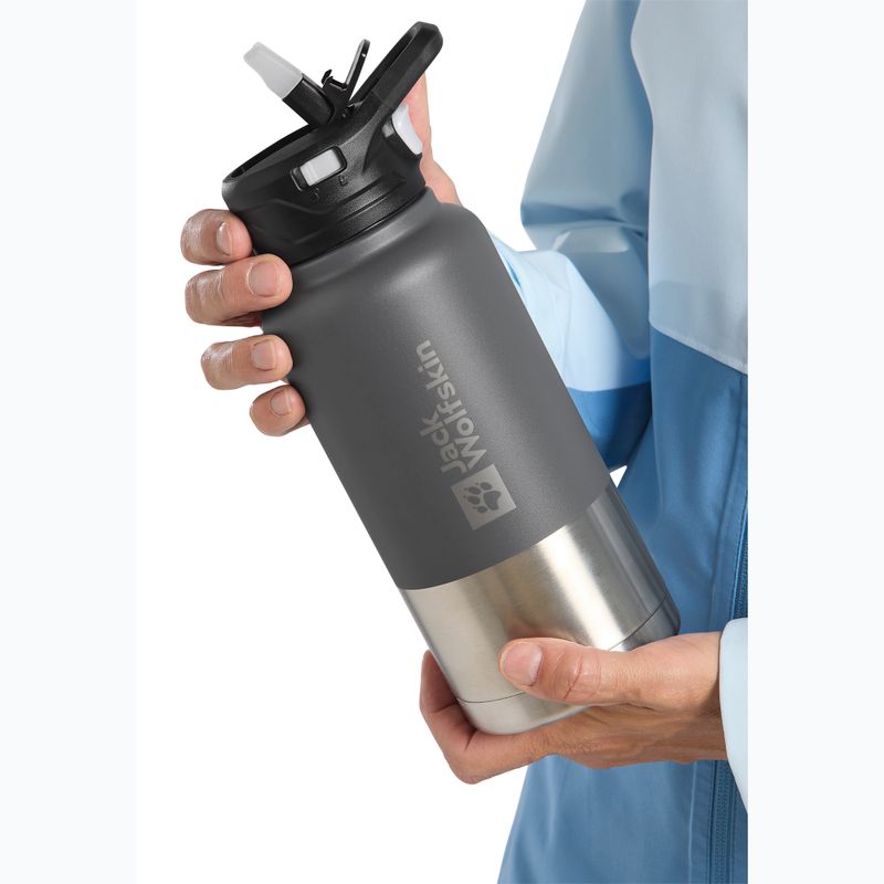 Termo láhev Jack Wolfskin Saima Insulated Straw 950 ml asphalt 4