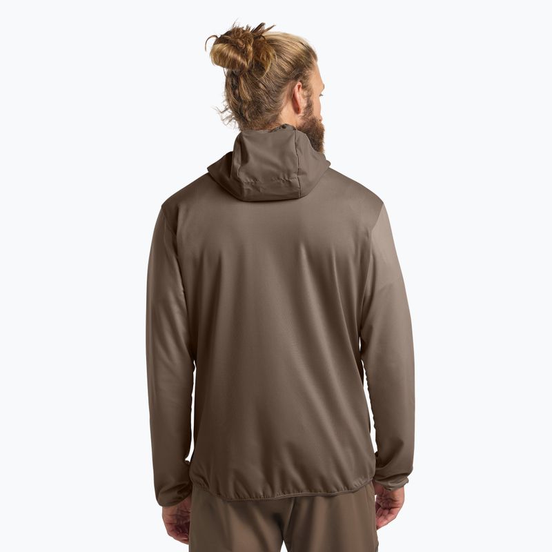 Pánská mikinaJack Wolfskin Prelight Trail Hoody cold coffee 3