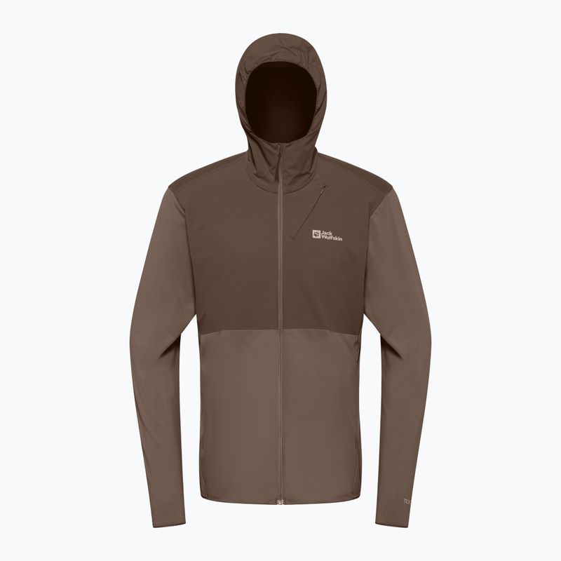 Pánská mikinaJack Wolfskin Prelight Trail Hoody cold coffee 7