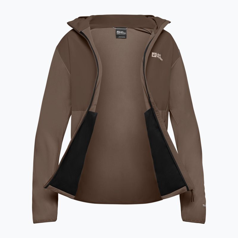 Pánská mikinaJack Wolfskin Prelight Trail Hoody cold coffee 9