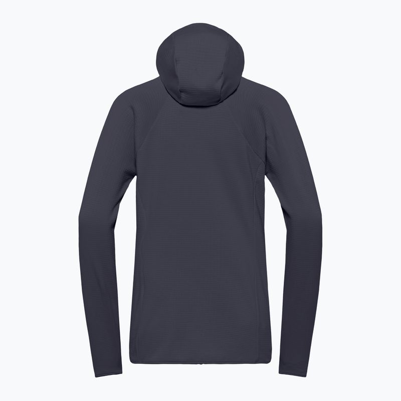Dámská fleecová mikina Jack Wolfskin Kolbenberg Hooded Full Zip graphite 9