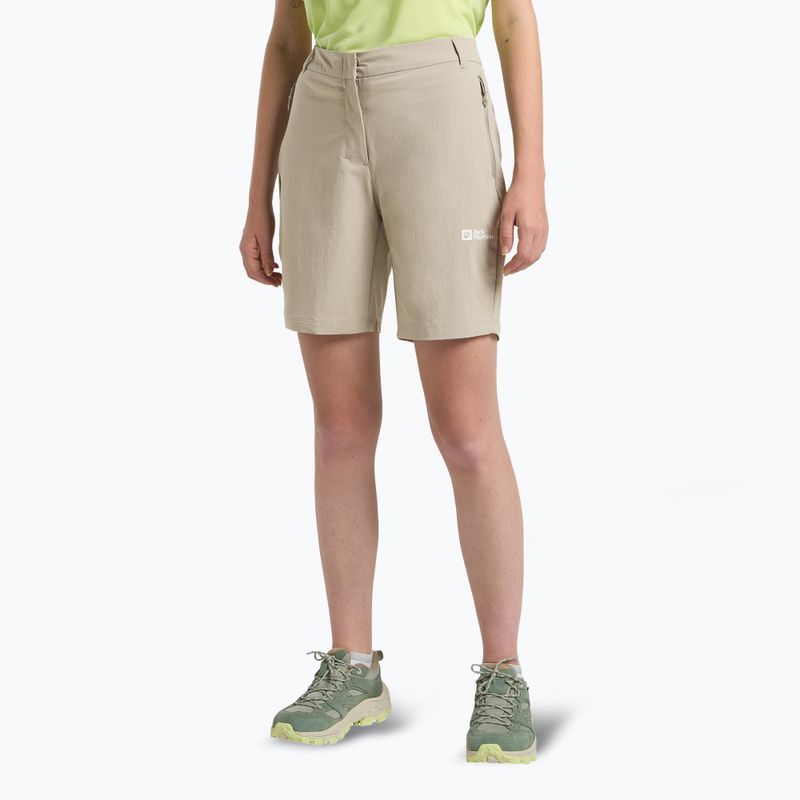 Dámské trekingové šortky Jack Wolfskin Hikeout stone