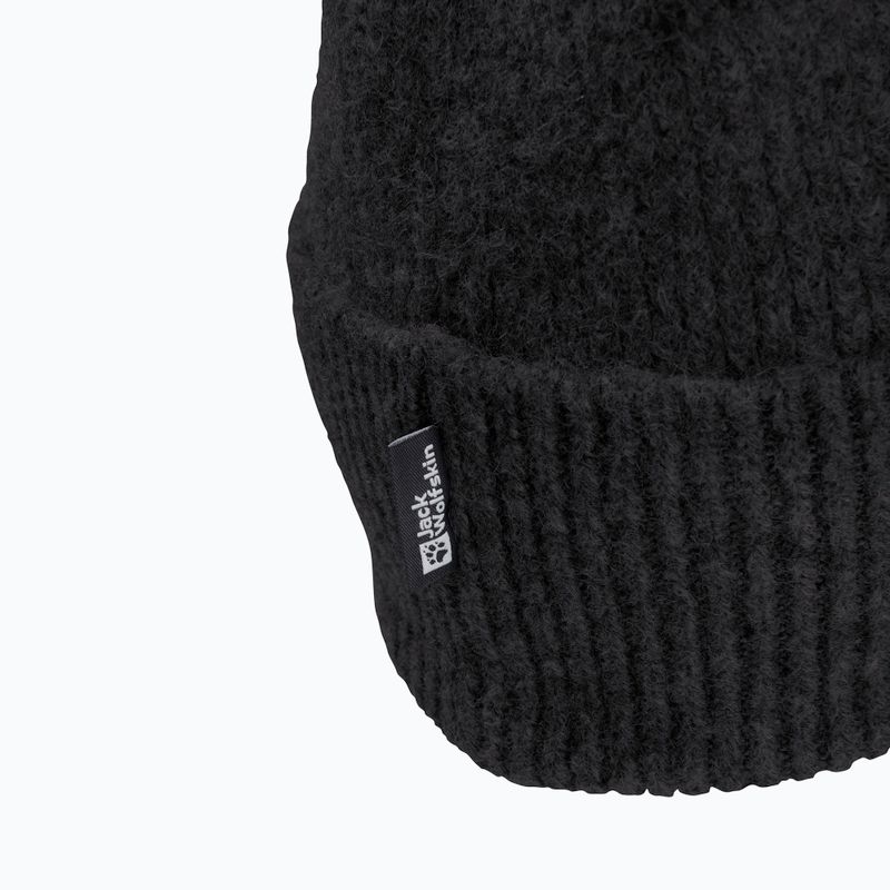 Zimní čepice Jack Wolfskin Fuzzy black 3