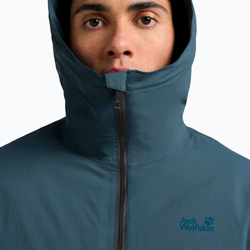 Pánská nepromokavá bunda Jack Wolfskin Pamir aluminium blue 4