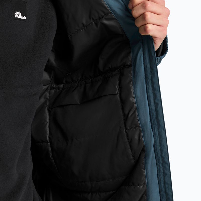 Pánská nepromokavá bunda Jack Wolfskin Pamir aluminium blue 6