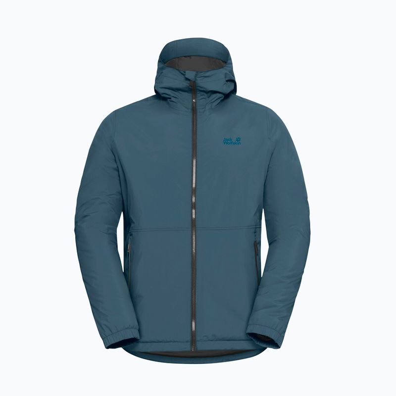 Pánská nepromokavá bunda Jack Wolfskin Pamir aluminium blue 7