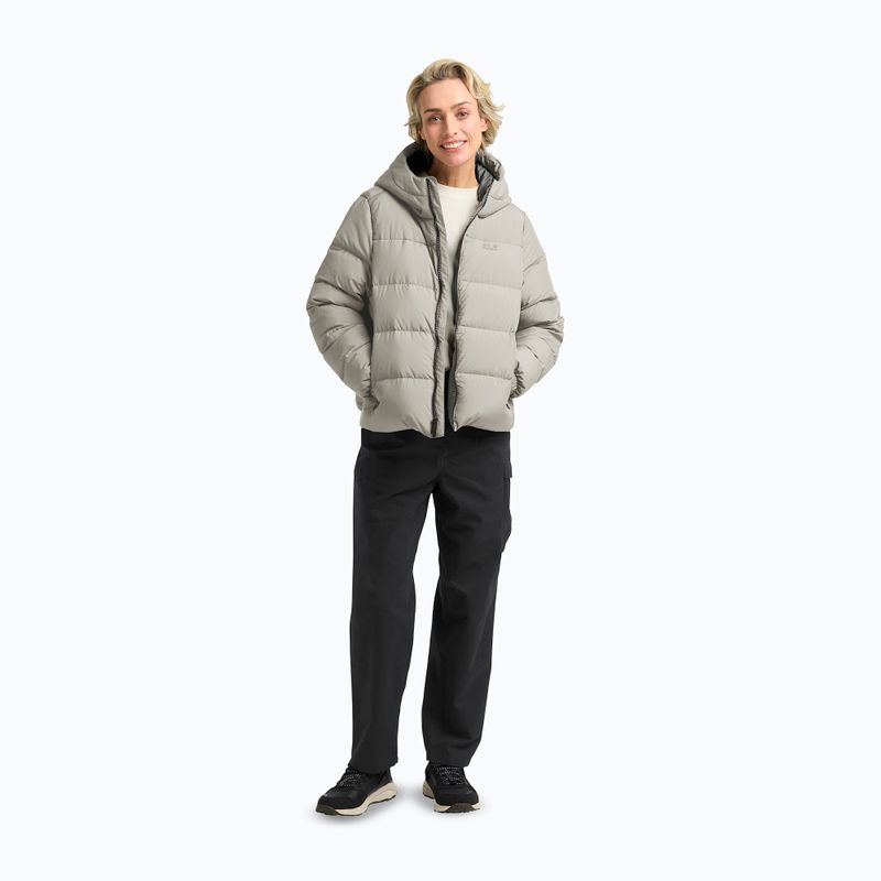 Dámská péřová bunda Jack Wolfskin Frozen Palace pale sand 2