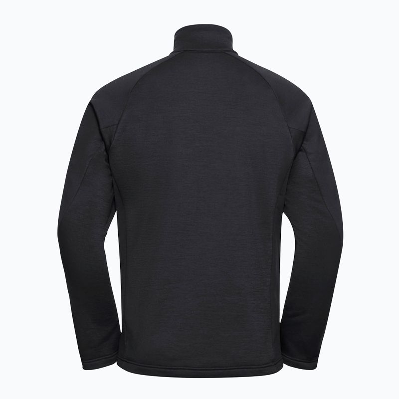 Pánská trekingová mikina Jack Wolfskin Peak District Full Zip black 8