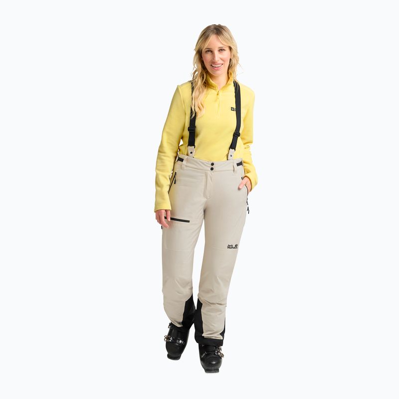 Dámské lyžařské kalhoty Jack Wolfskin Flowline Pro 2L Ins pale sand