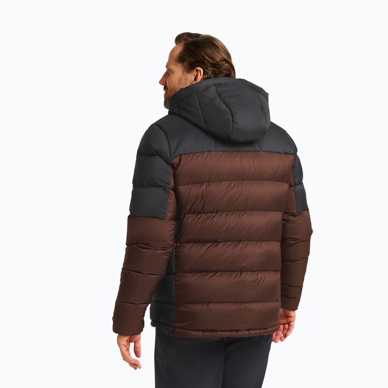 Pánská péřová bunda Jack Wolfskin Nebelhorn Down Hoody hot choc 3
