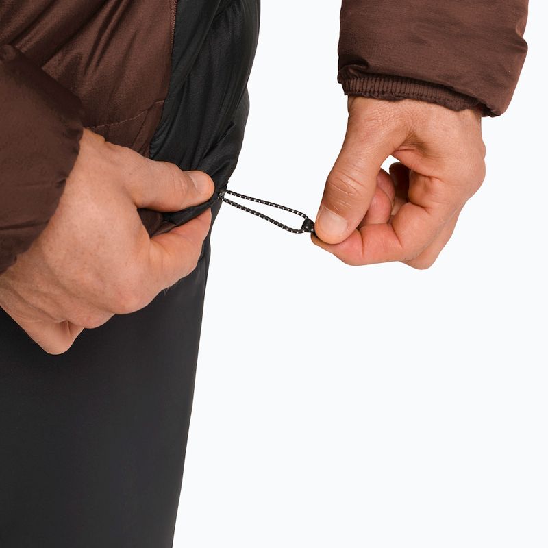 Pánská péřová bunda Jack Wolfskin Nebelhorn Down Hoody hot choc 6