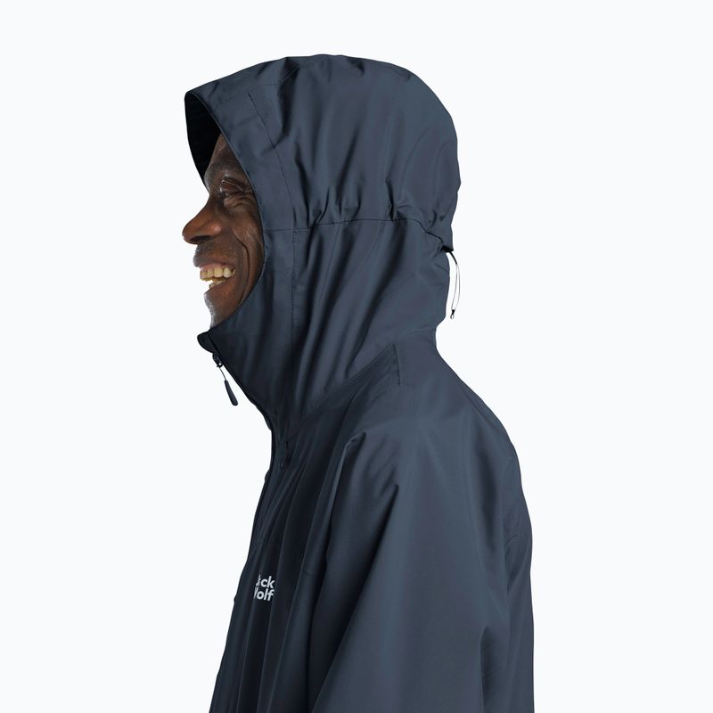 Pánská nepromokavá bunda Jack Wolfskin Tempest 2l midnight sky 4