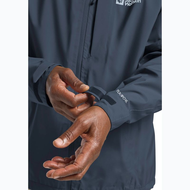 Pánská nepromokavá bunda Jack Wolfskin Tempest 2l midnight sky 6