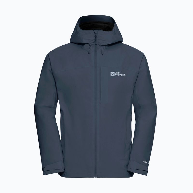 Pánská nepromokavá bunda Jack Wolfskin Tempest 2l midnight sky 8