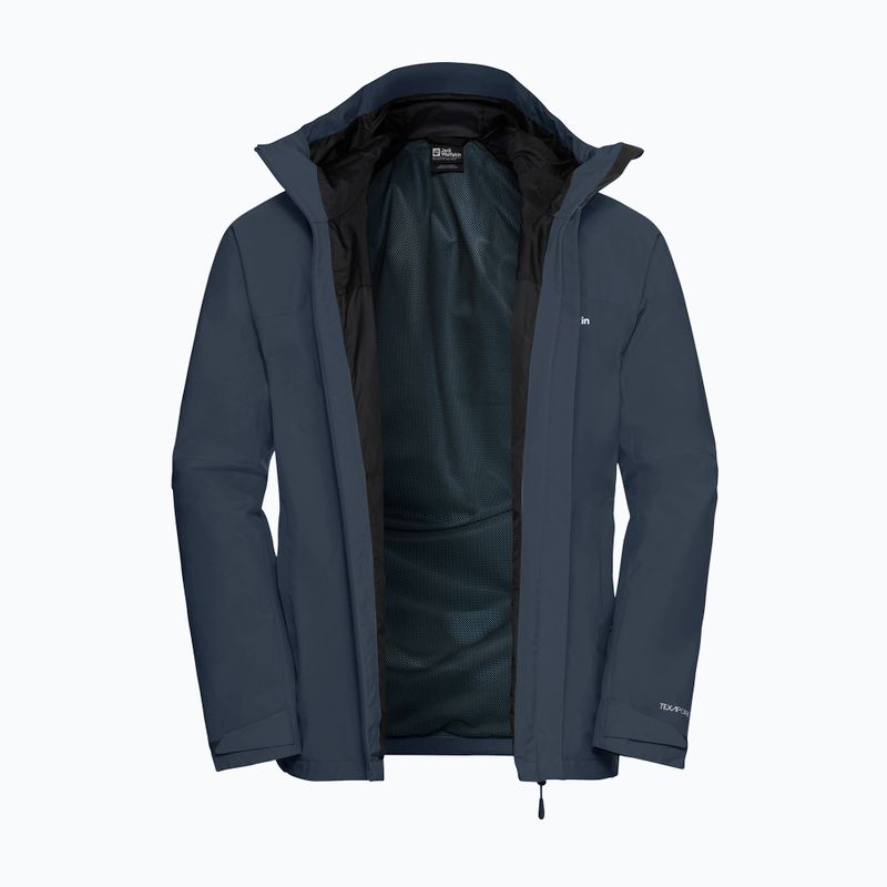 Pánská nepromokavá bunda Jack Wolfskin Tempest 2l midnight sky 10