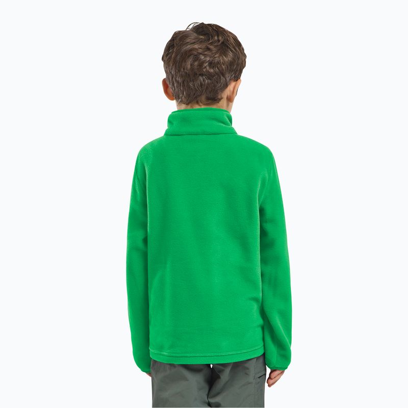 Dětská fleece mikina Jack Wolfskin Taunus mystic green 8