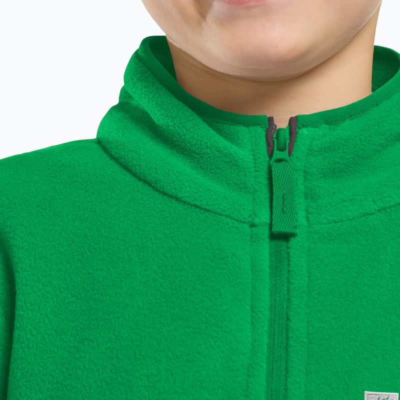 Dětská fleece mikina Jack Wolfskin Taunus mystic green 9
