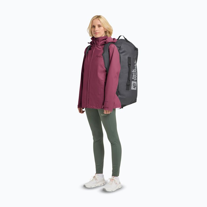 Dámská nepromokavá bunda Jack Wolfskin Trailtime 2L raisin 2