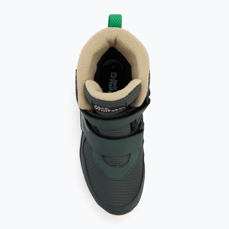 Dětské boty Jack Wolfskin Polar Bear-B Texapore Mid Vc mystic green 5
