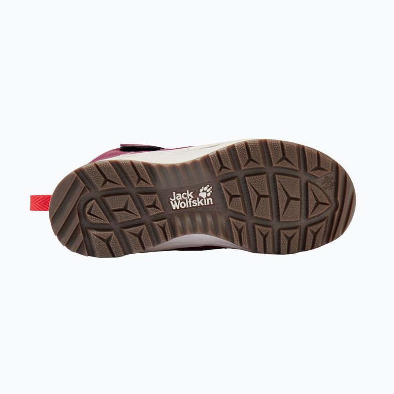 Dětské boty Jack Wolfskin Polar Bear-G Texapore High Vc raisin 8