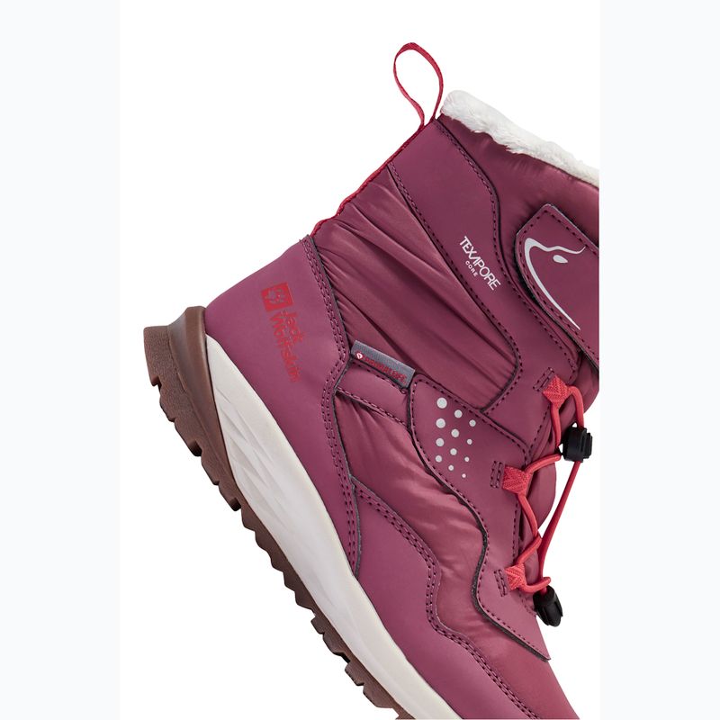 Dětské boty Jack Wolfskin Polar Bear-G Texapore High Vc raisin 9