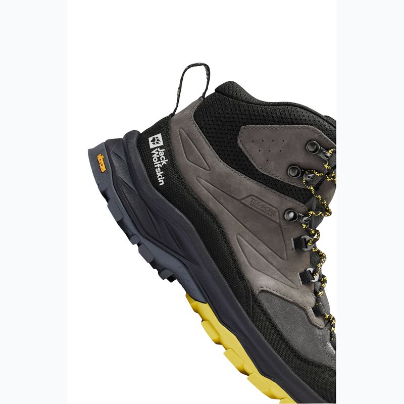 Pánské trekingové boty Jack Wolfskin Cyrox Texapore Mid slate 15