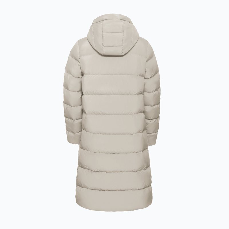 Dámský péřový kabát Jack Wolfskin Frozen Palace pale sand 10