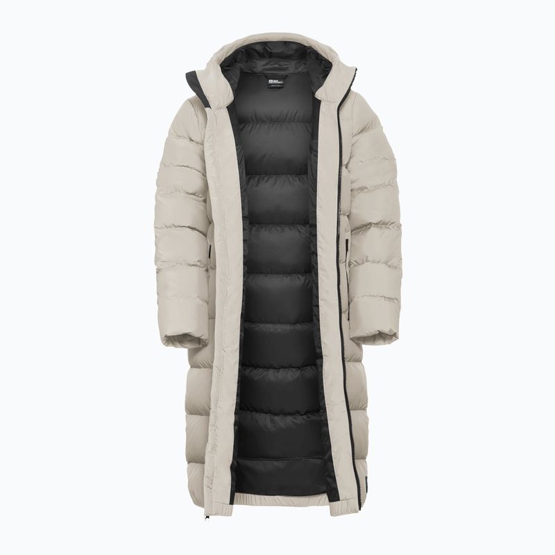 Dámský péřový kabát Jack Wolfskin Frozen Palace pale sand 11