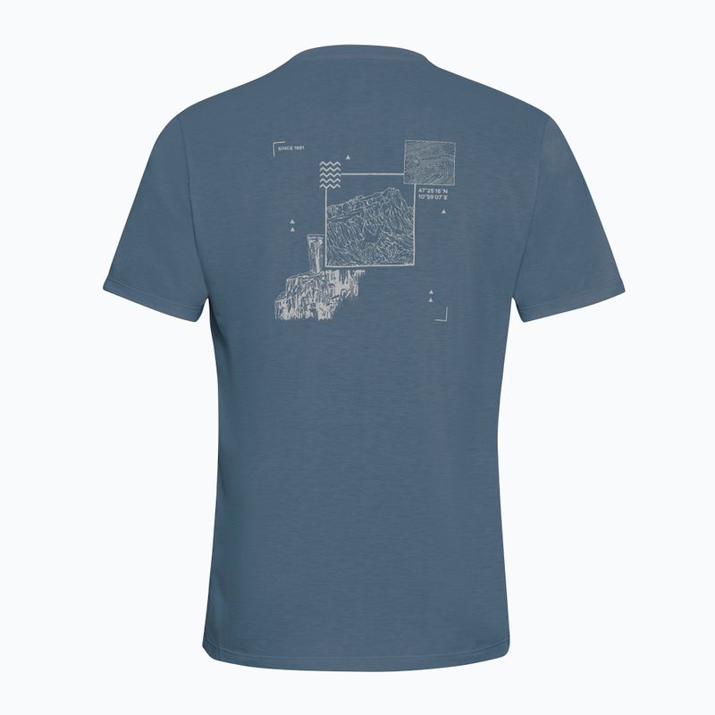 Pánské tričko Jack Wolfskin Vonnan Graphic peak trail midnight sky 7