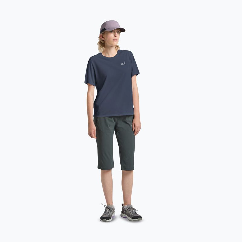 Dámské trekové tričko Jack Wolfskin Vonnan midnight sky 2