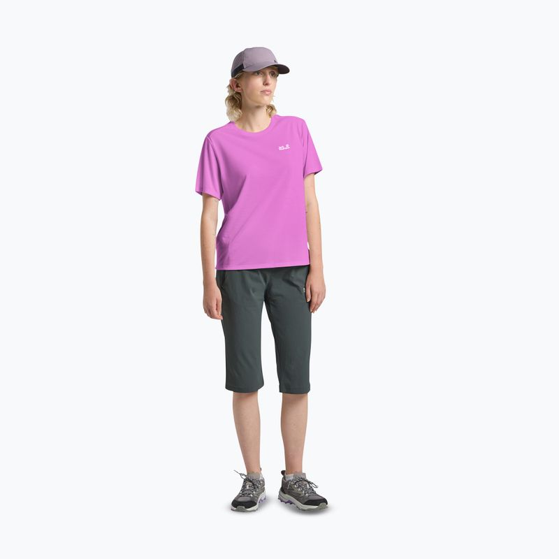 Dámské trekové tričko Jack Wolfskin Vonnan foxglove 2