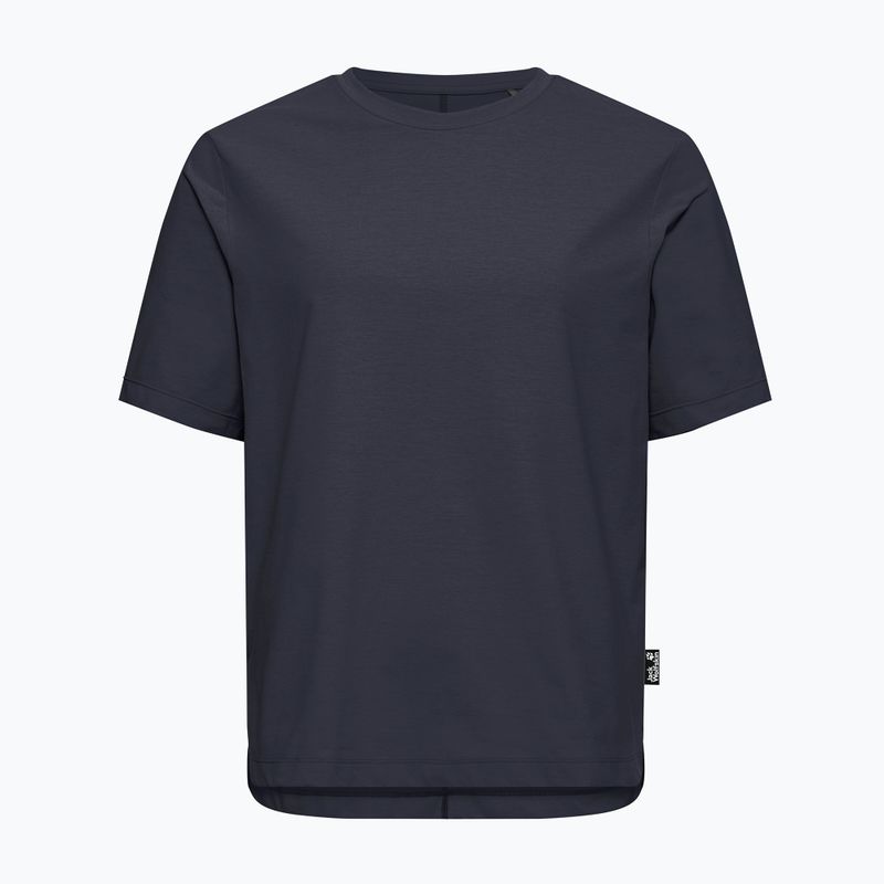 Dámské trekové tričko Jack Wolfskin Travel T dark navy 5