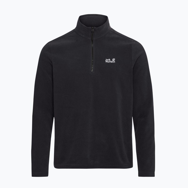 Pánská fleecová mikina Jack Wolfskin Taunus 100 Half Zip black 5