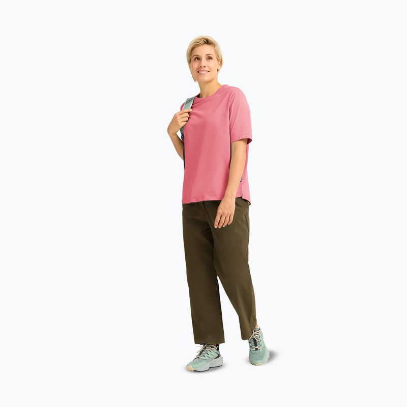 Dámské trekové tričko Jack Wolfskin Travel T evening rose 2