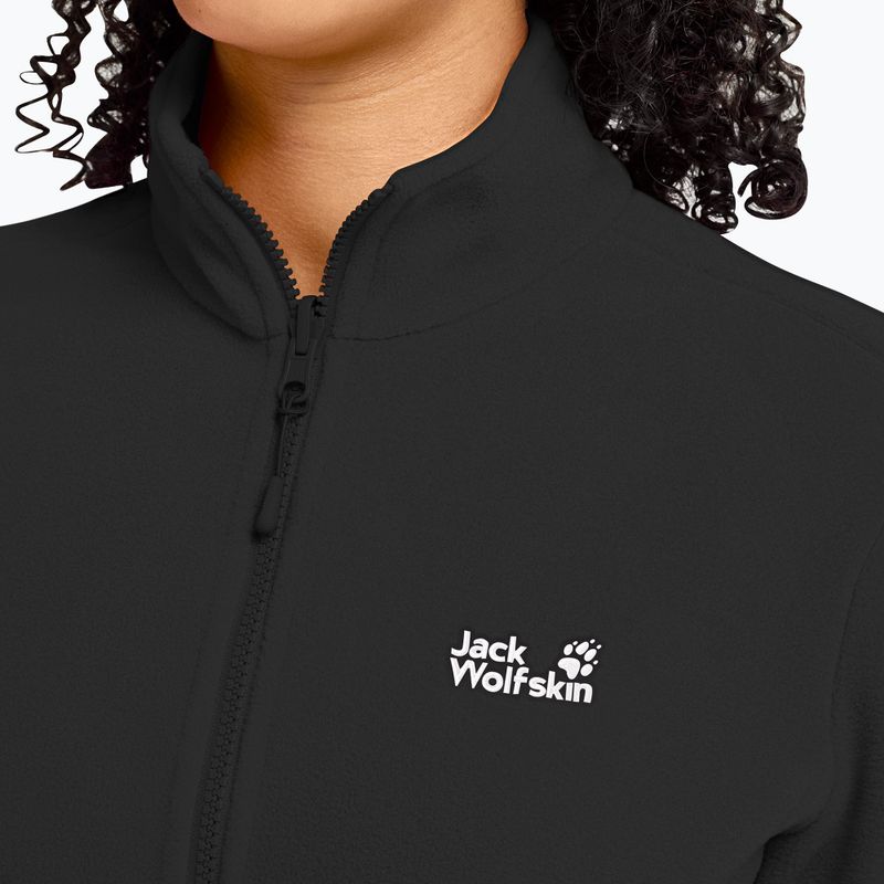Dámská fleecová mikina Jack Wolfskin Taunus 100 Full Zip black 4