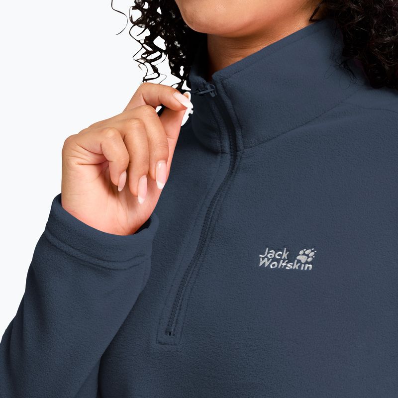 Dámská fleecová mikina Jack Wolfskin Taunus 100 Half Zip midnight sky 4