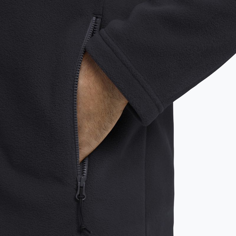 Pánská fleecová mikina Jack Wolfskin Taunus 100 Full Zip black 5