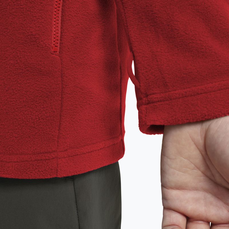 Pánská fleecová mikina Jack Wolfskin Taunus 100 Full Zip siren red 6