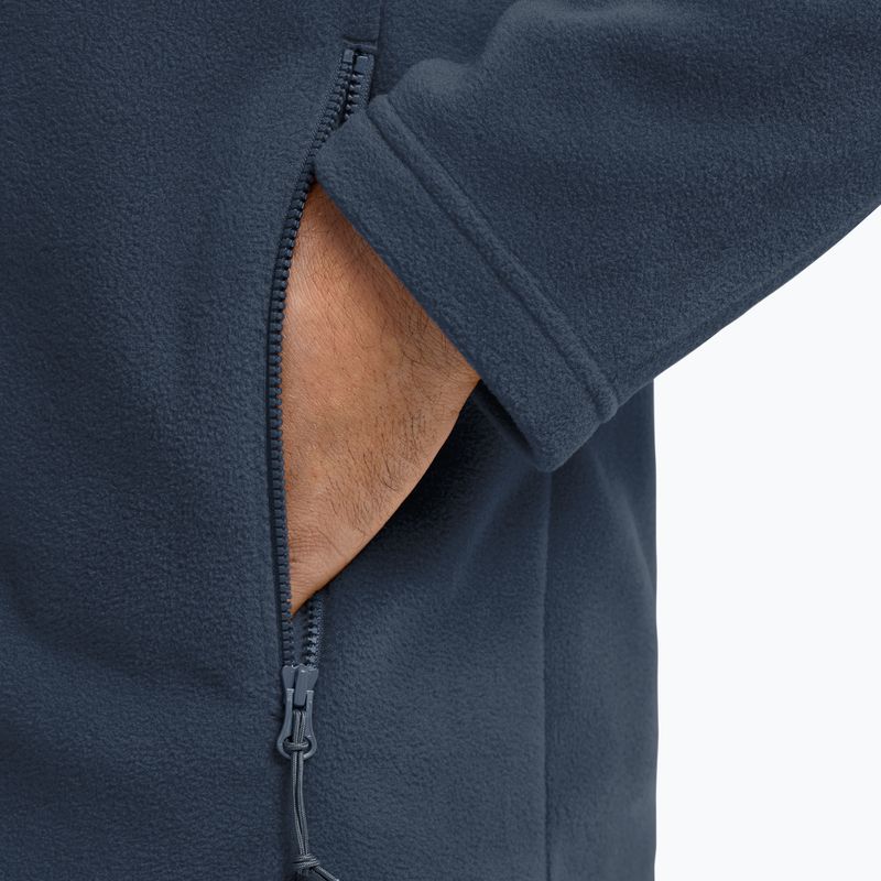 Pánská fleecová mikina Jack Wolfskin Taunus 100 Full Zip midnight sky 5