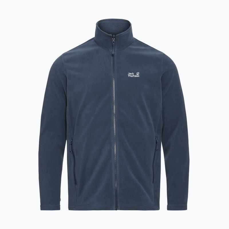 Pánská fleecová mikina Jack Wolfskin Taunus 100 Full Zip midnight sky 7