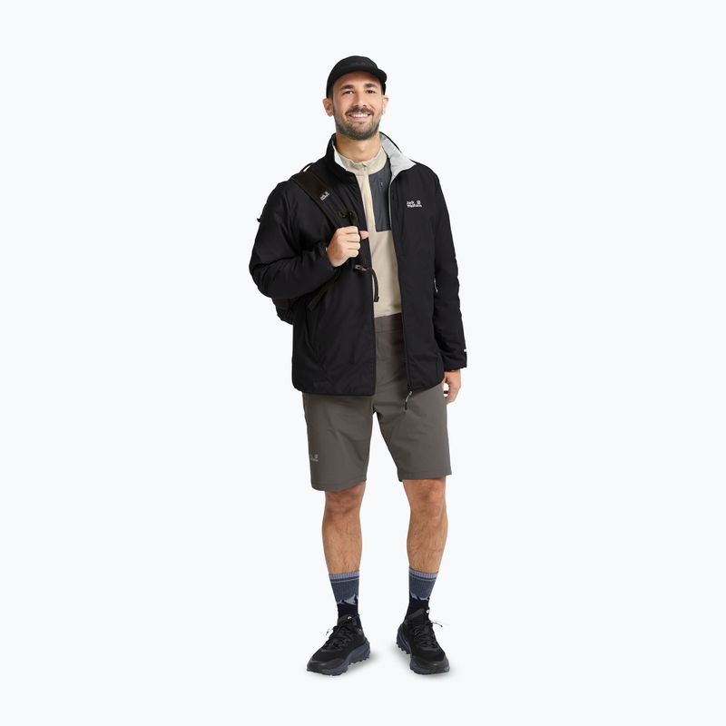 Pánská zateplená bunda Jack Wolfskin Trail Light Ins 2IN1 black 2