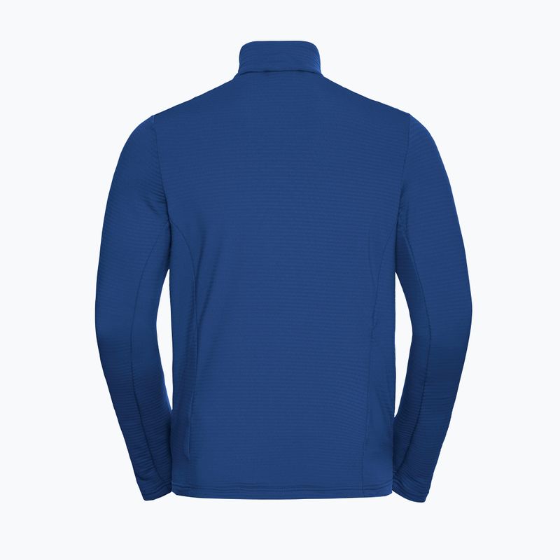 Pánská trekingová mikina  Jack Wolfskin Litestride Full Zip blue orchid 8