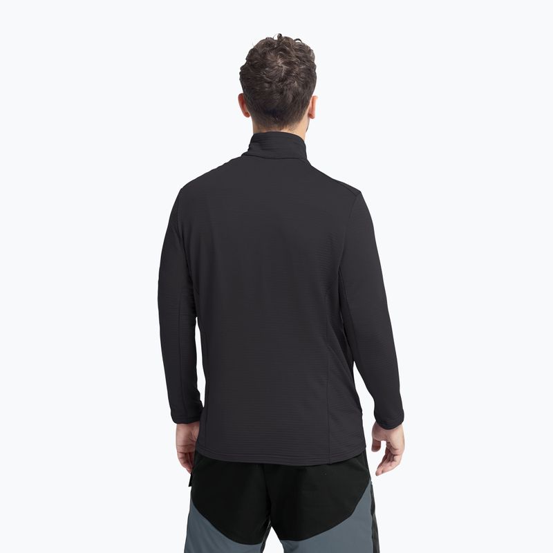 Pánská trekingová mikina  Jack Wolfskin Litestride Full Zip black 3